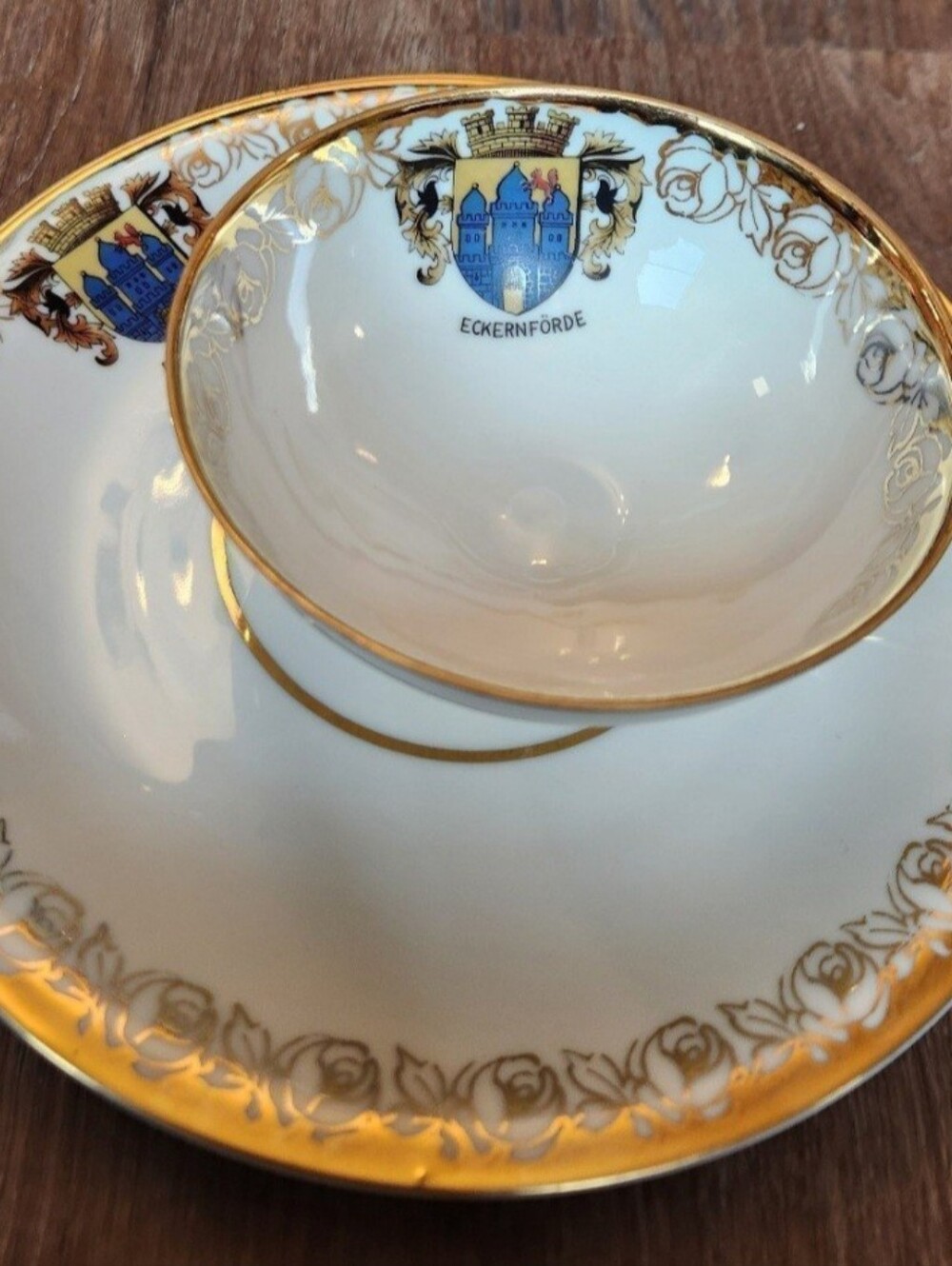 Bavarian Vintage Teacup and Plate